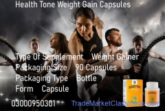 Health Tone Weight Gain Capsules In Hyderabad	 03000950301