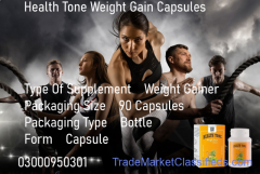Health Tone Weight Gain Capsules In Sadiqabad	 03000950301