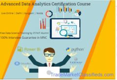 Data Analyst Course in Delhi, 110075. Certification for "Online Data Analyst Course" 